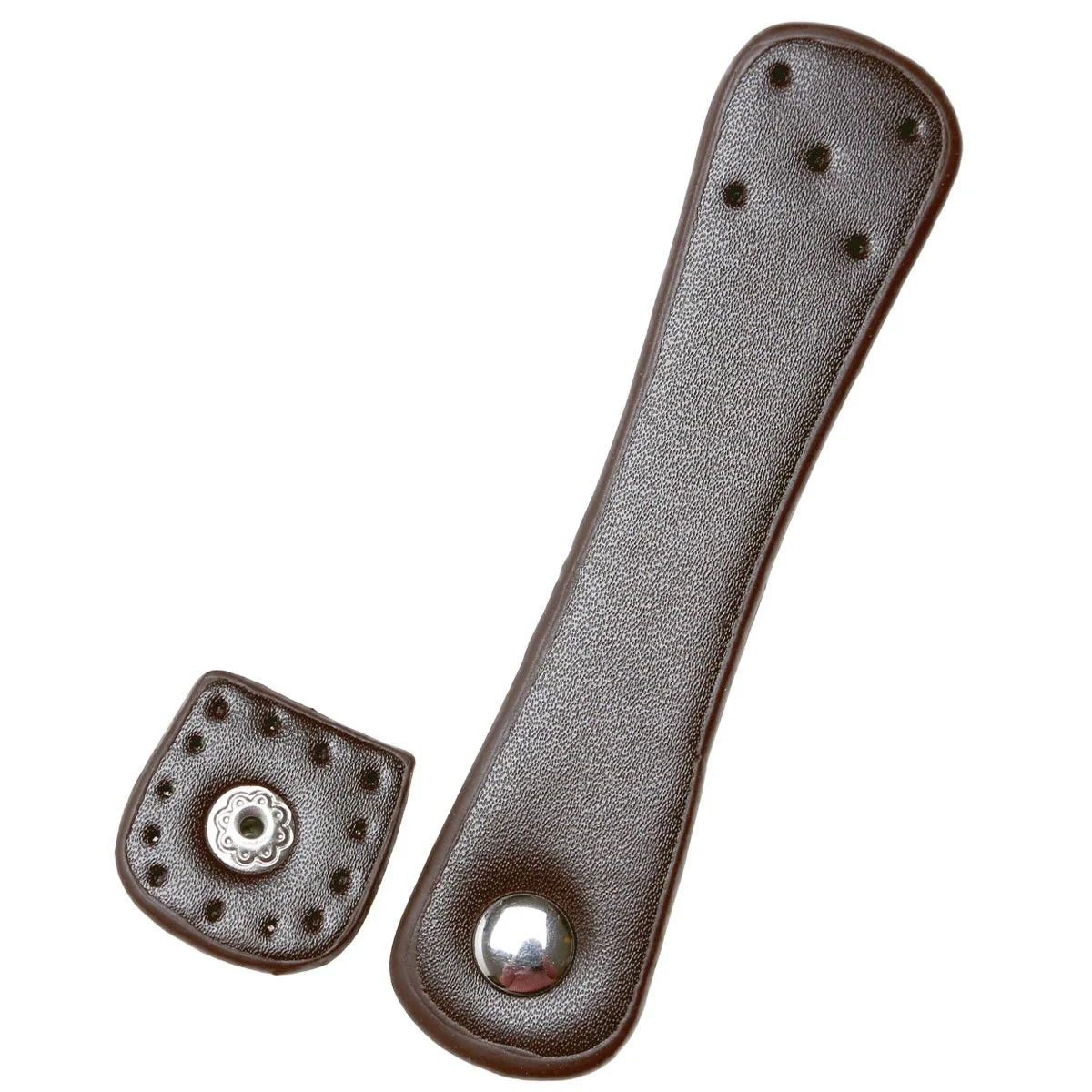 Pasek z zatrzaskiem- skóra PU - 11 x 2 cm - Image 12