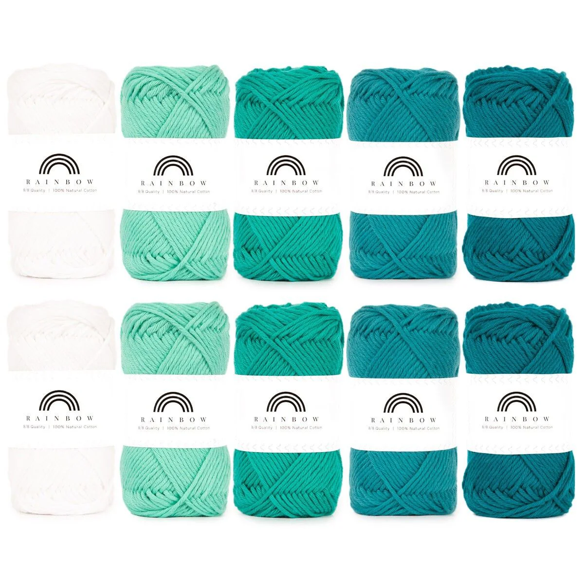 Rainbow Cotton 8/8 Color Pack - Zestaw 10 włóczek - Image 9