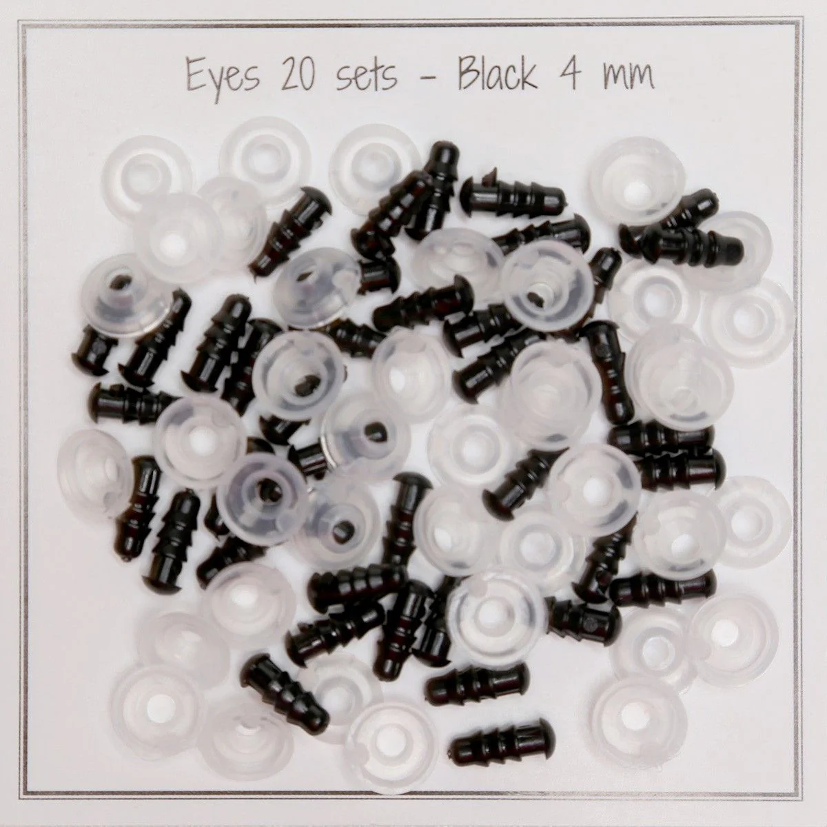 Oczka zaciskowe - 4 mm