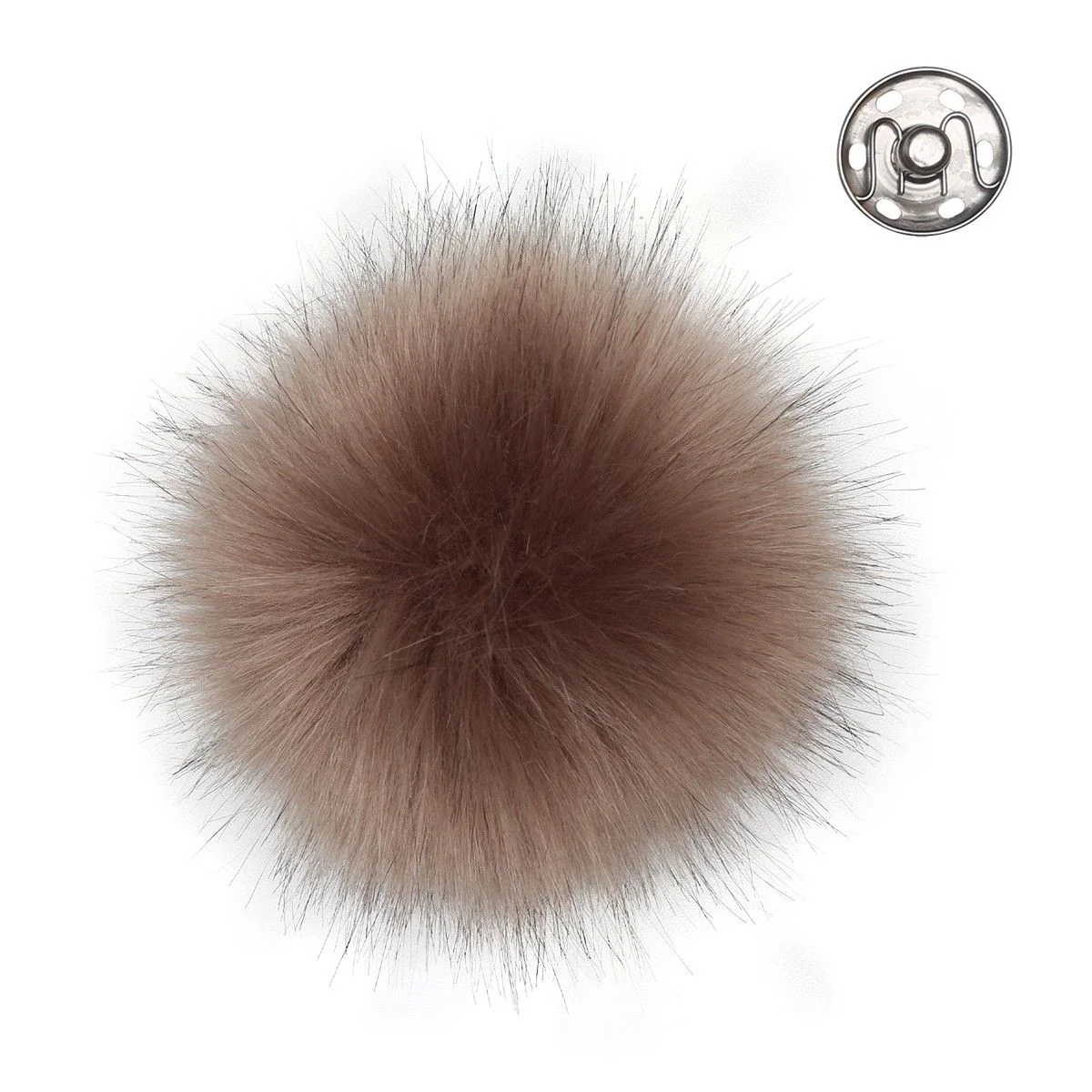 Pompon - Brązowy
