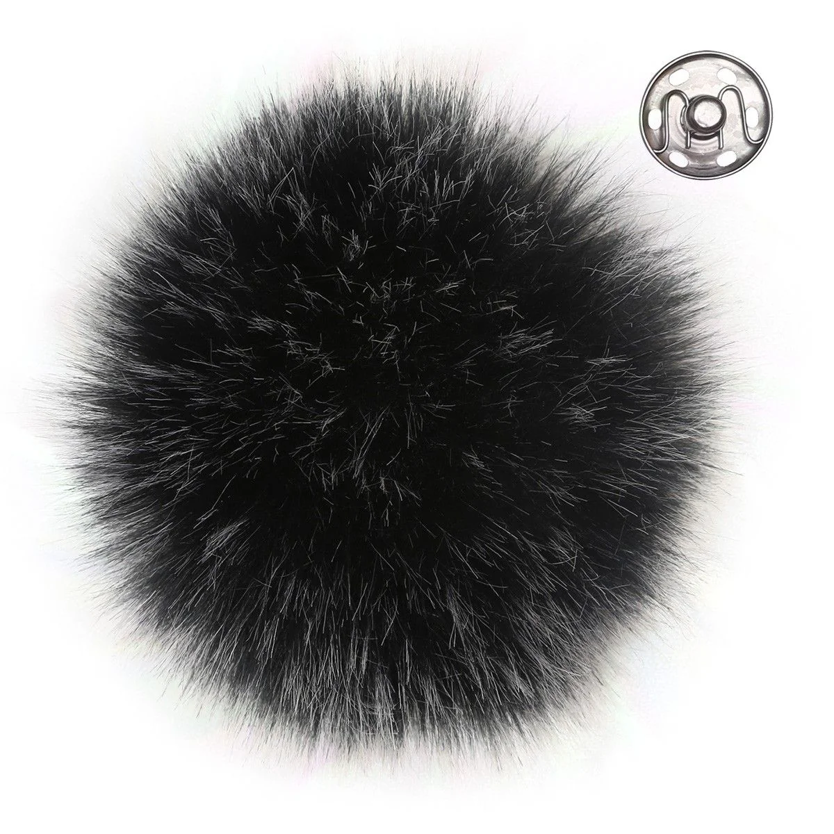 Pompon - Ciemnoszary