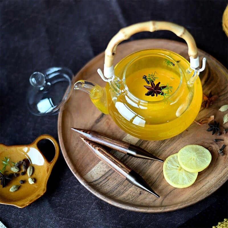 Ginger – Krótkie Wymienne Druty na żyłce – Brzoza - Image 5