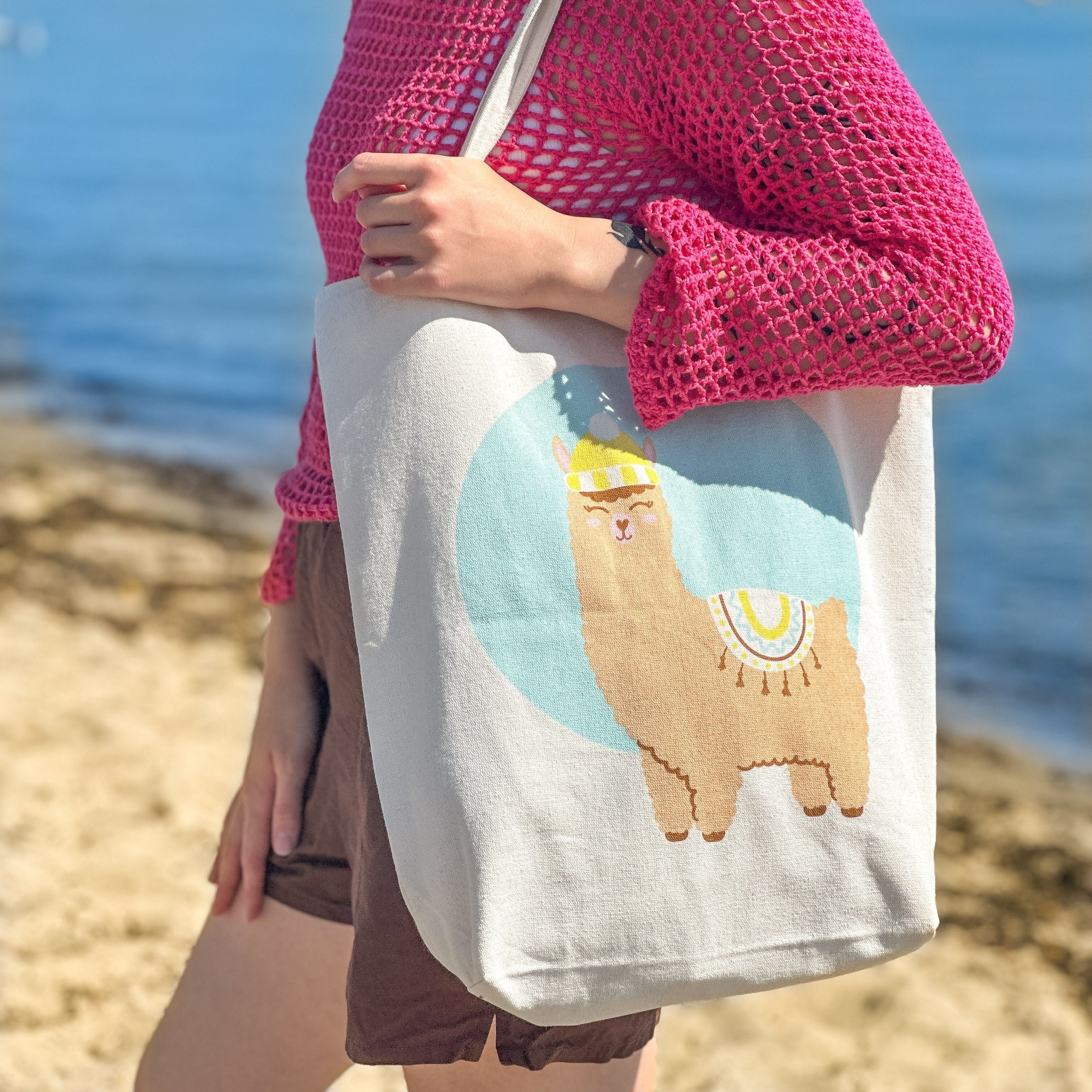 Canvas Shopperka - Alpaca - Image 2