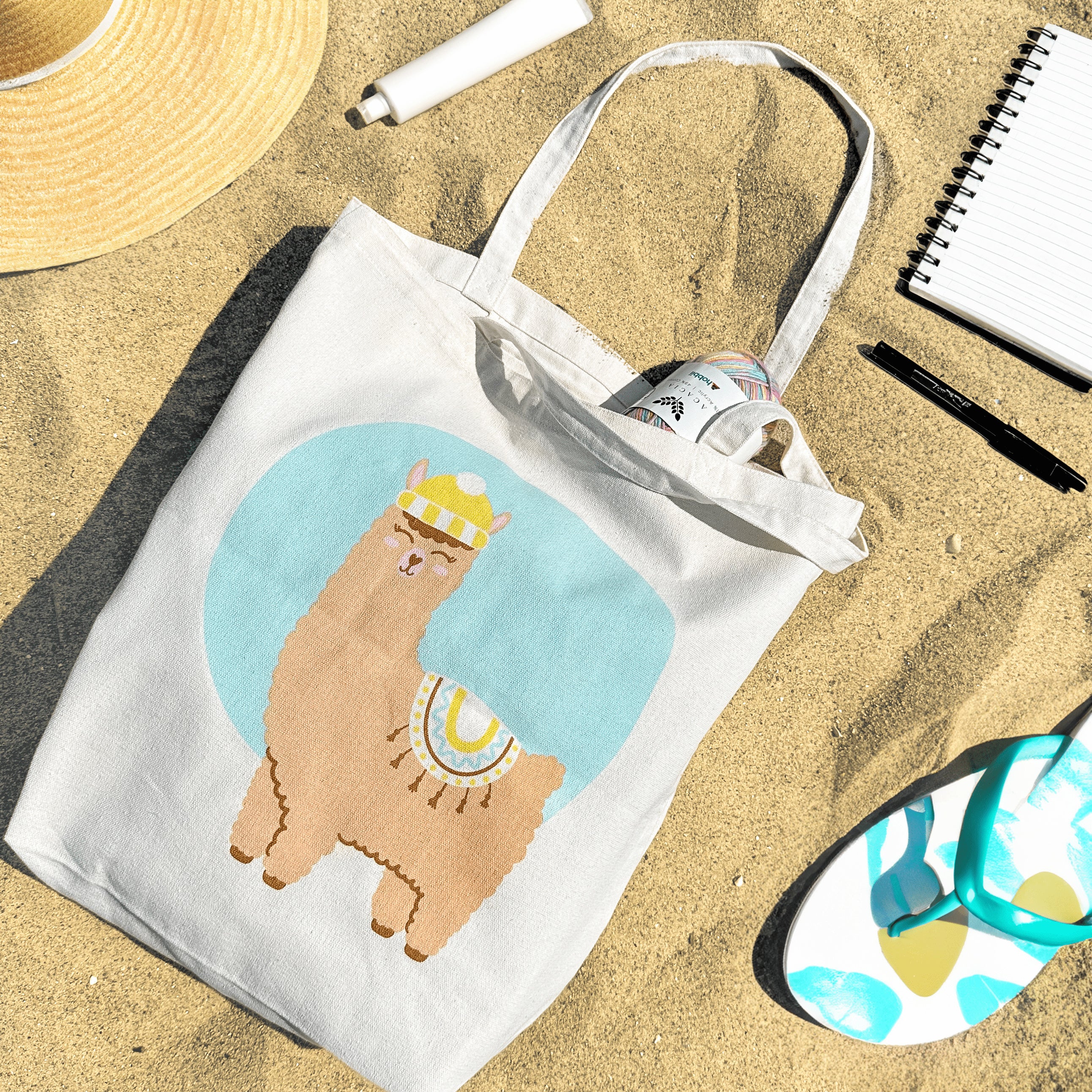 Canvas Shopperka - Alpaca - Image 3