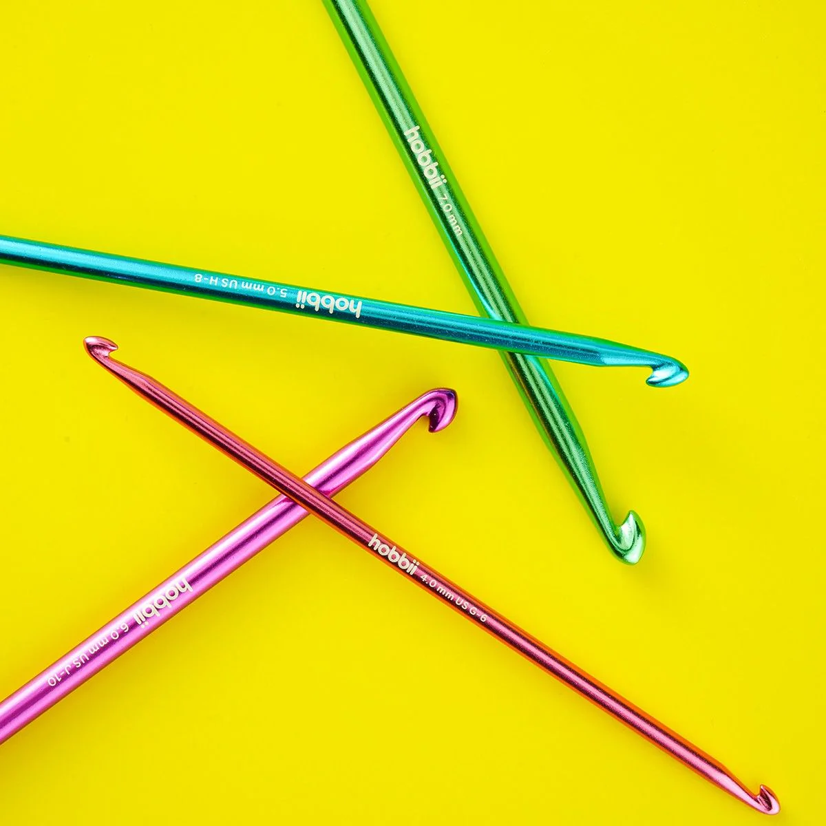 Alu Zestaw Podwójnych Szydełek Tunezyjskich - 14 cm - Image 8