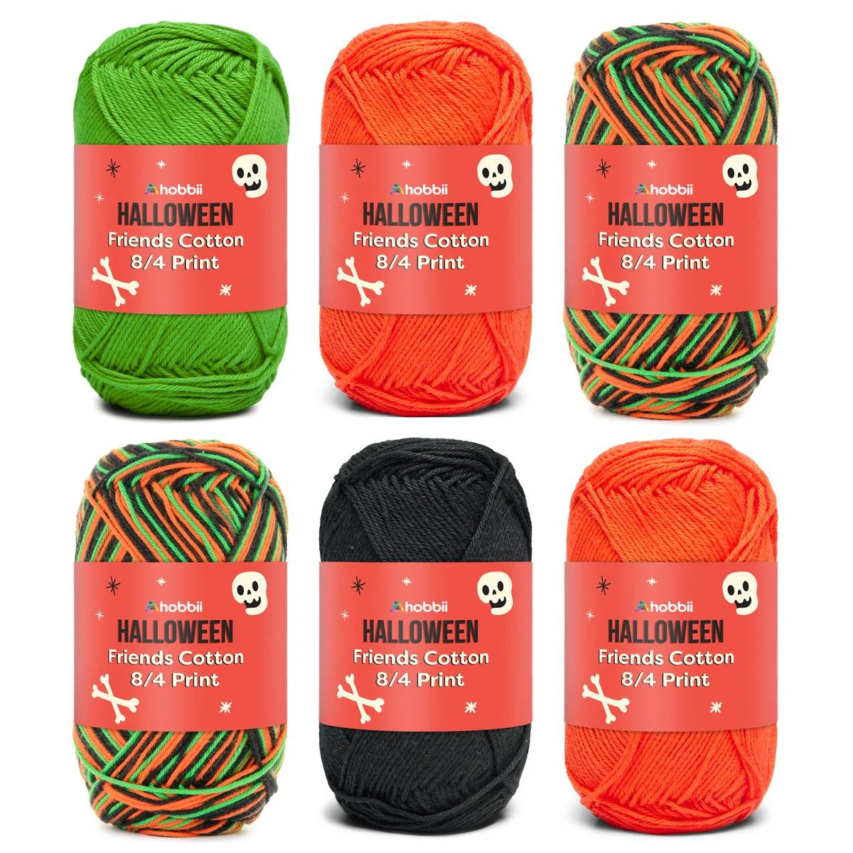 Friends Cotton 8/4 Print Halloween Color Pack (Edycja Limitowana)