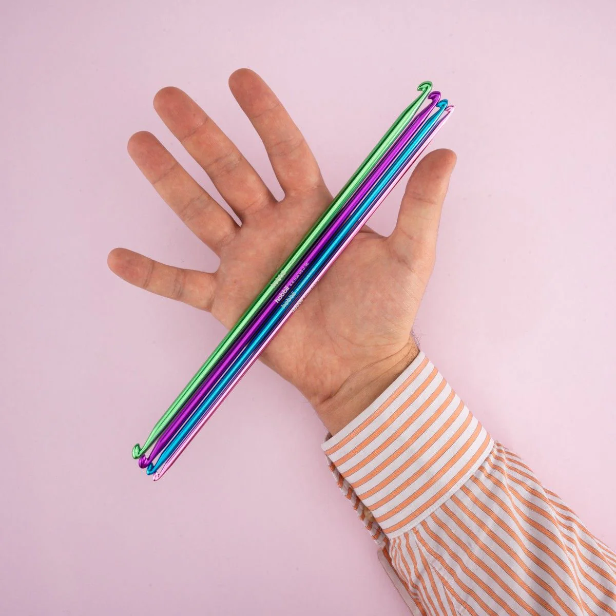 Alu Zestaw Podwójnych Szydełek Tunezyjskich - 28 cm - Image 4