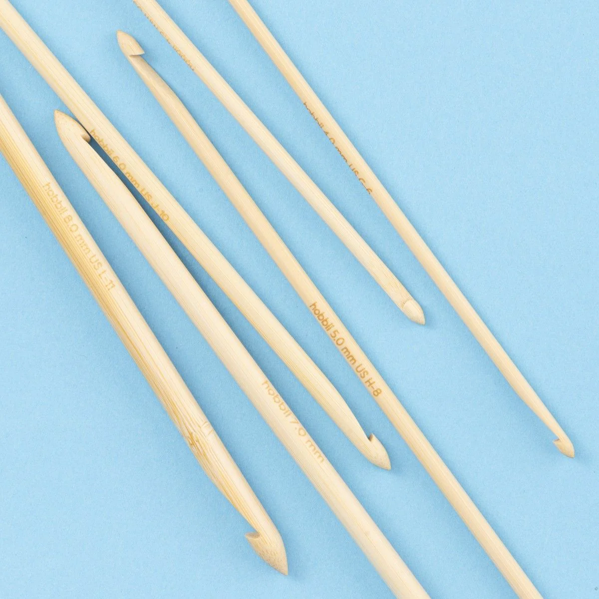 Bamboo Podwójne Szydełka Tunezyjskie - 20 cm - Image 3