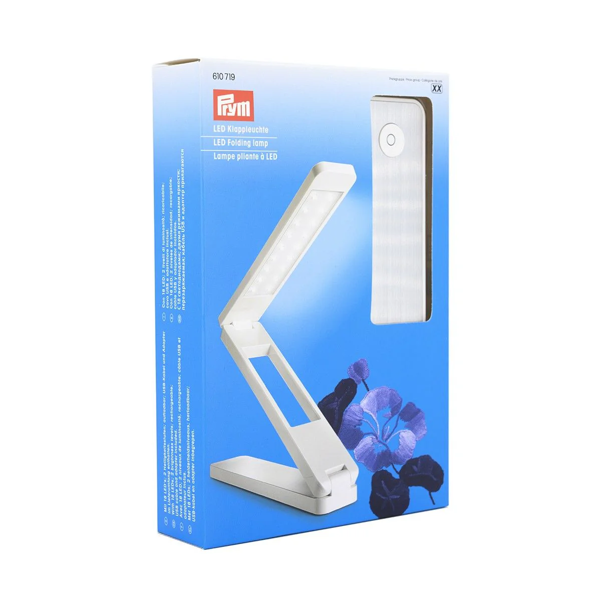 Składana lampa LED